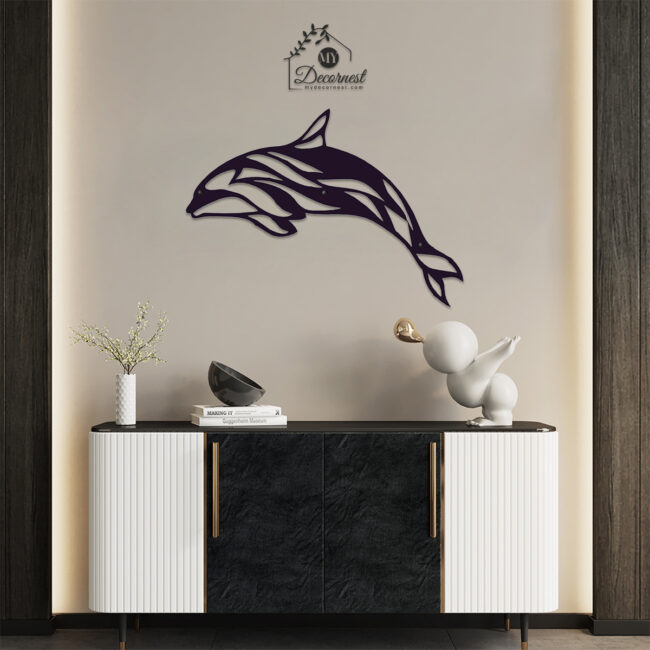 Fish Wall Metal Art | Ocean-Inspired Artwork | Stylish & Modern Home Décor | Easy Installation