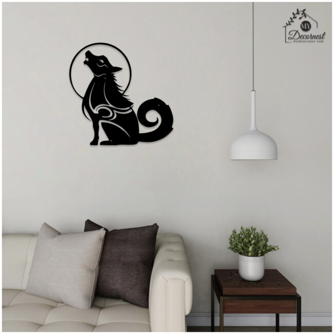 Wolf Wall Metal Art | Bold & Majestic Design | Premium Metal Craft | Perfect for Home & Office