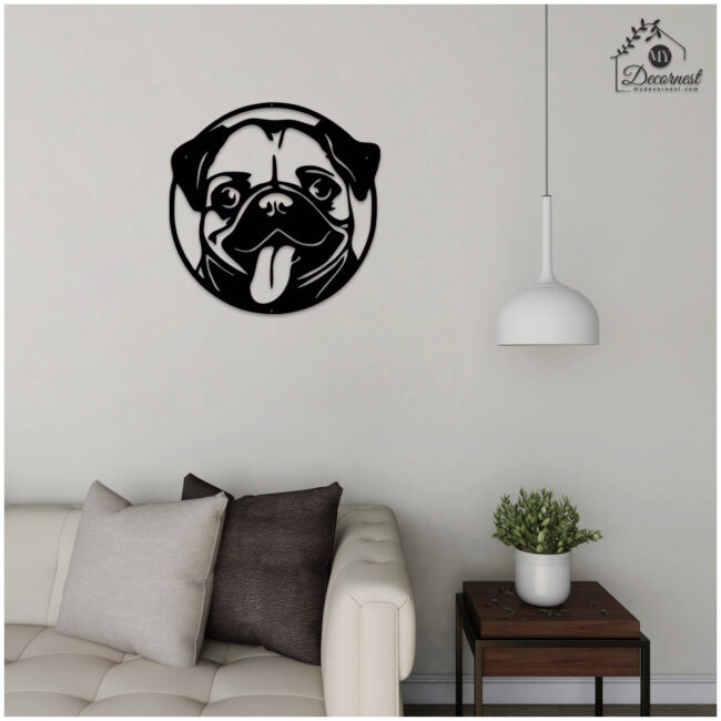 Puppy Face Metal Art | Cute & Lively Design | Perfect for Pet Lovers | Easy Installation