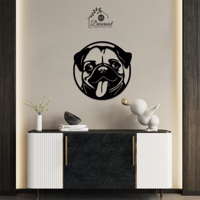 Puppy Face Metal Art | Cute & Lively Design | Perfect for Pet Lovers | Easy Installation - Image 5